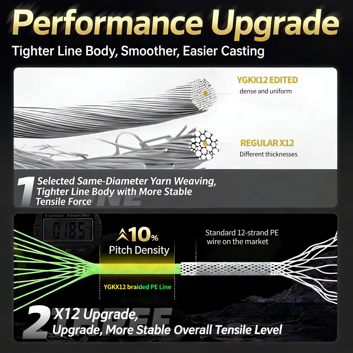 YGK X-Braid Upgrade X8 – Trenzado PE 8 hebras multifilamento para agua salada - imagen 2