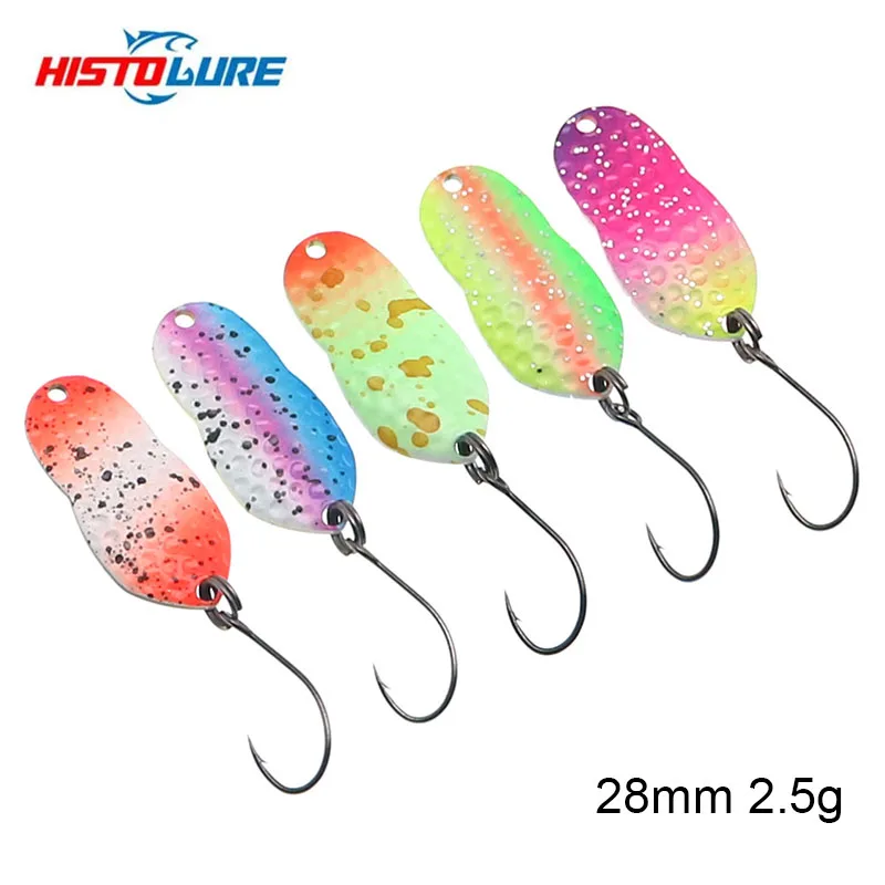 Cucharilla para Trucha Multicolor – Señuelo de Latón y Cobre - imagen 2