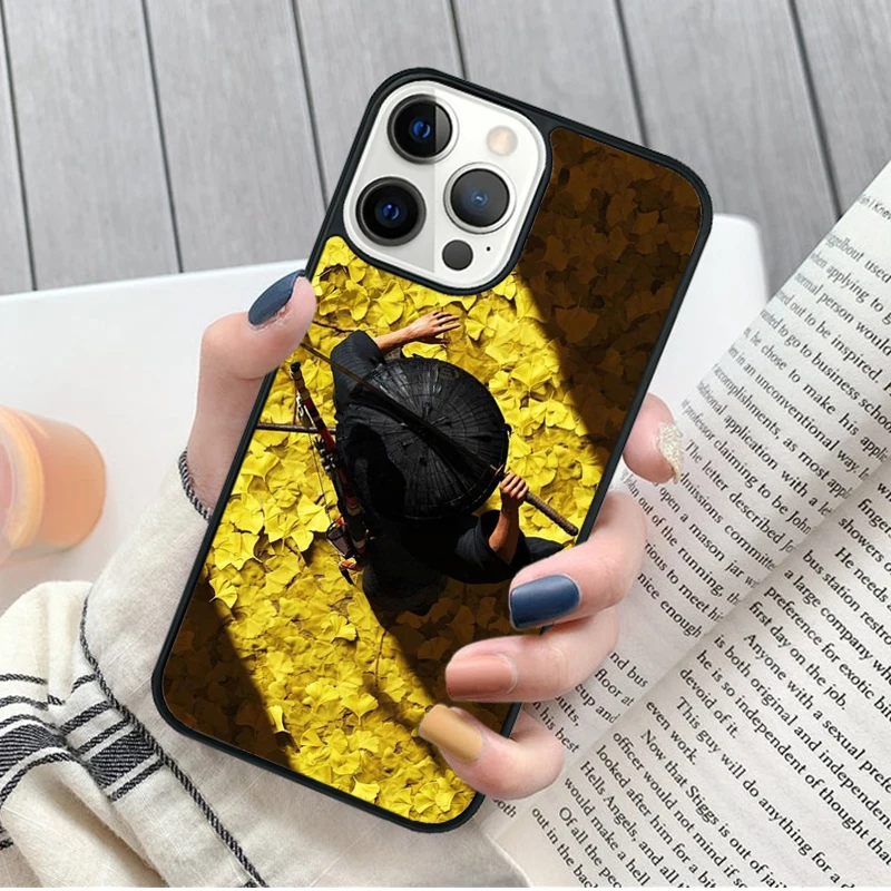 Funda japonesa Martial Aikido para iPhone — vista frontal del diseño
