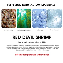 Aditivo para cebo con polvo de camarón rojo – Carpa