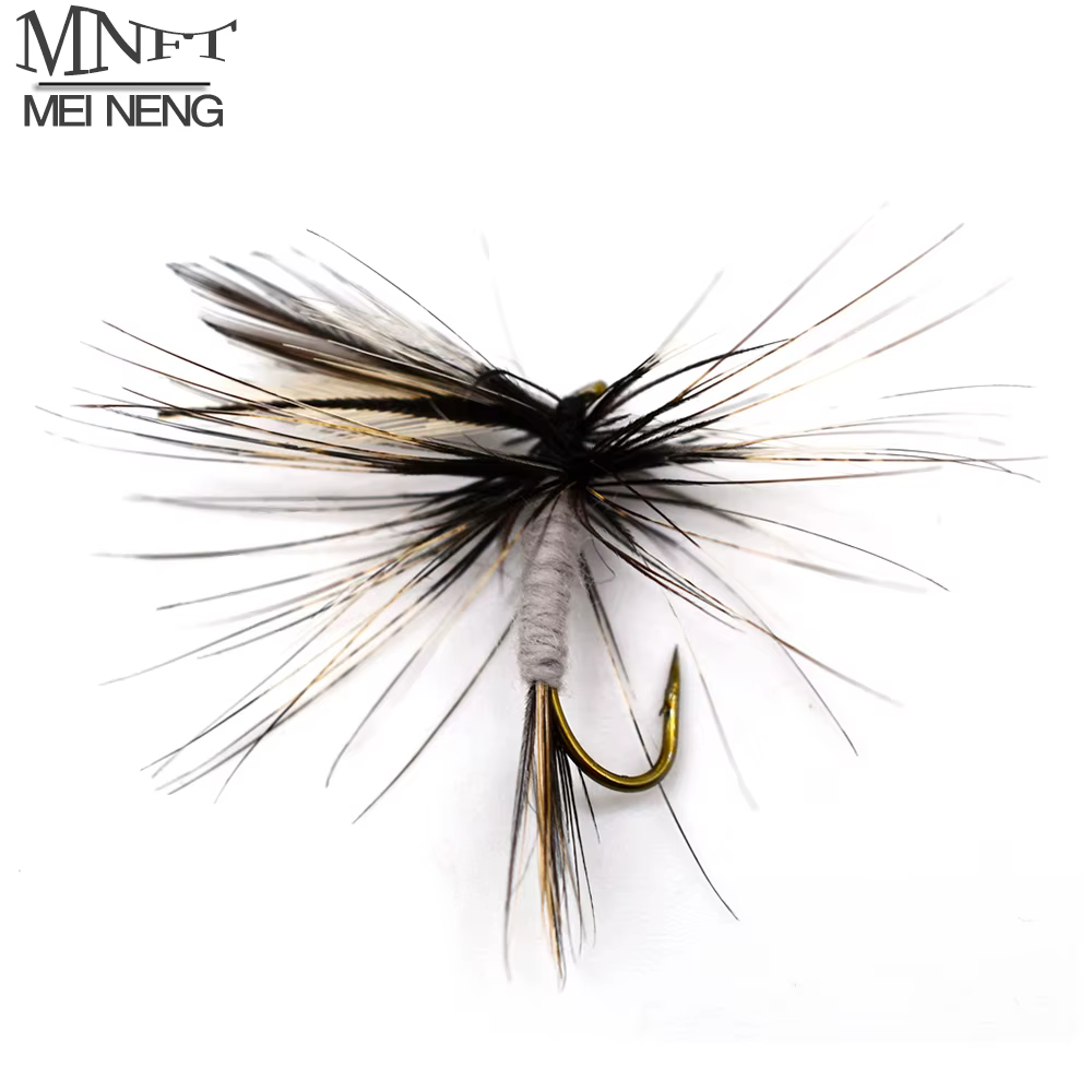 Anzuelo Mosca Seca #10 Dun – Para pesca de trucha - imagen 3