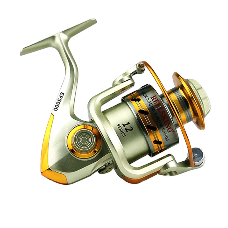 Carrete Giratorio EF 12+1BB – Metálico para Pesca en Agua Dulce y Salada - imagen 2