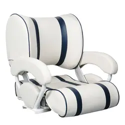 Silla de barco de PVC plegable para pesca en lancha cómodo y estable