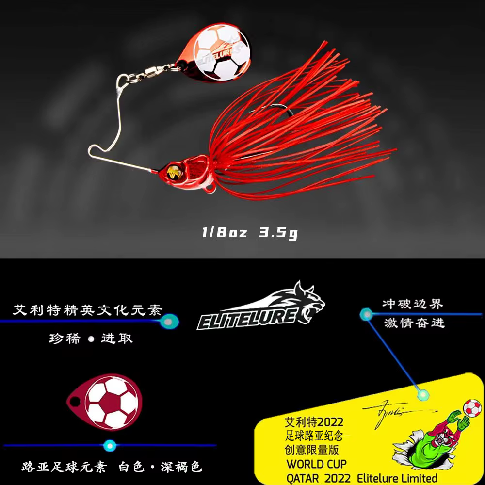 EliteLure Bearded Man jig plomado con lentejuelas para pesca - imagen 5