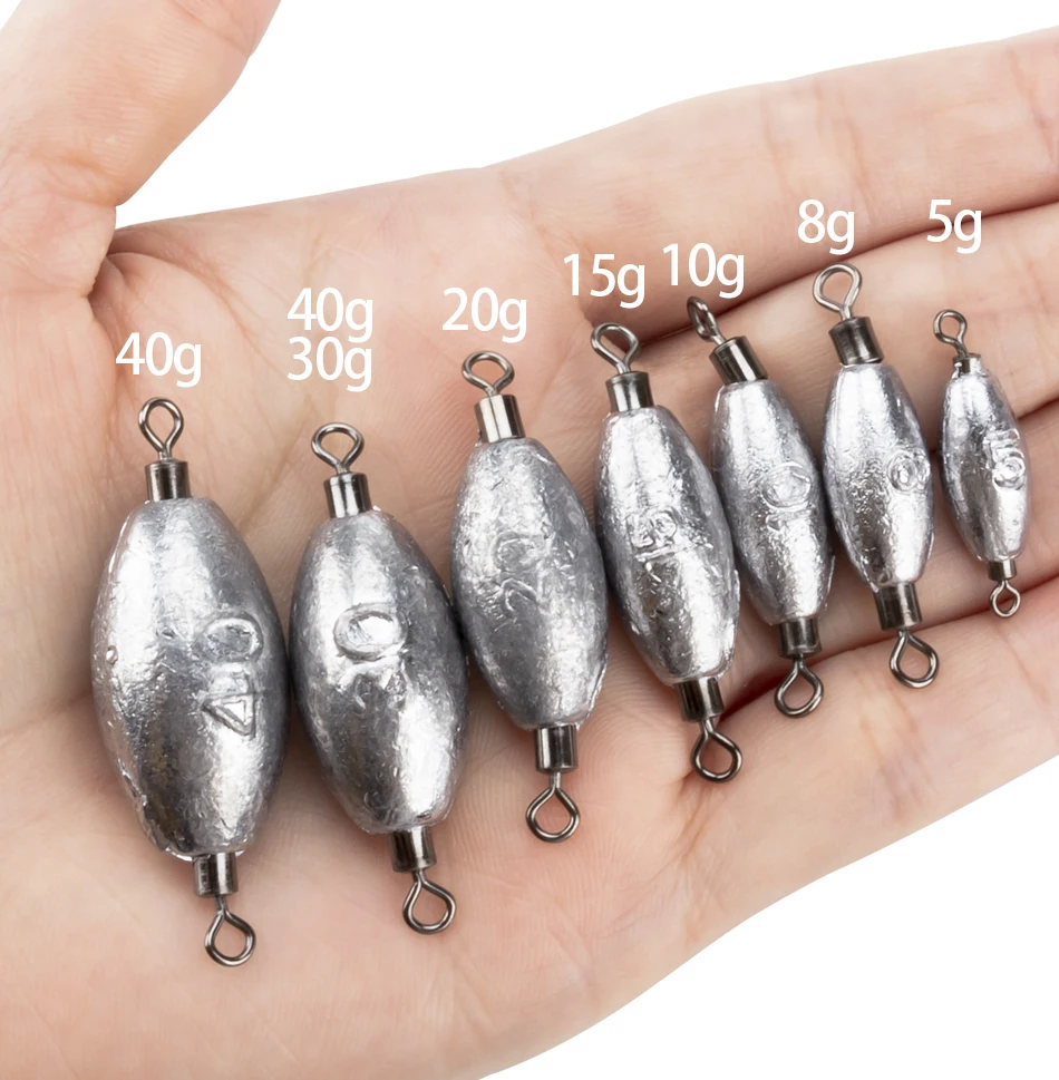 Plomos THKFISH en uso para pesca en el mar y drop shot