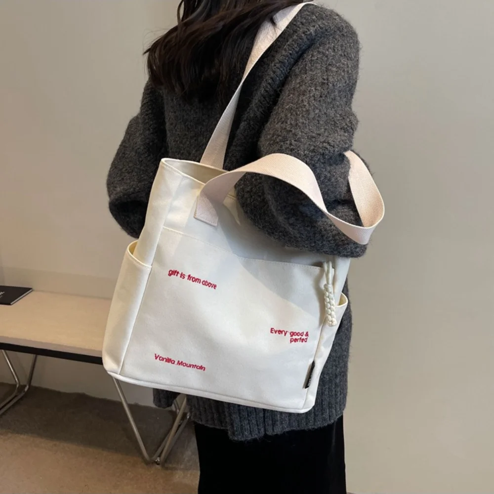 Bolso de hombro de lona Simplicity cuadrado versátil - imagen 5