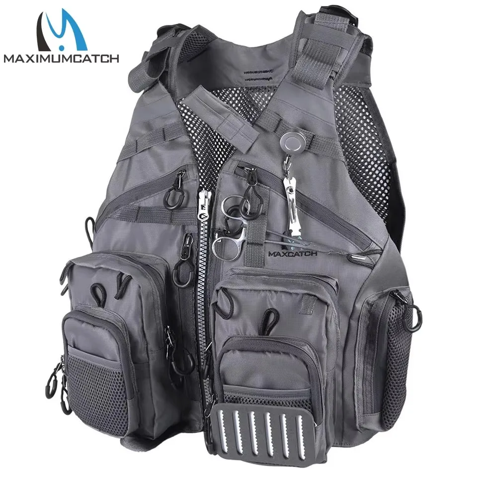 Chaleco de Pesca con Mosca Maxcatch G-Mesh, ajustable y bolsillos - imagen 2
