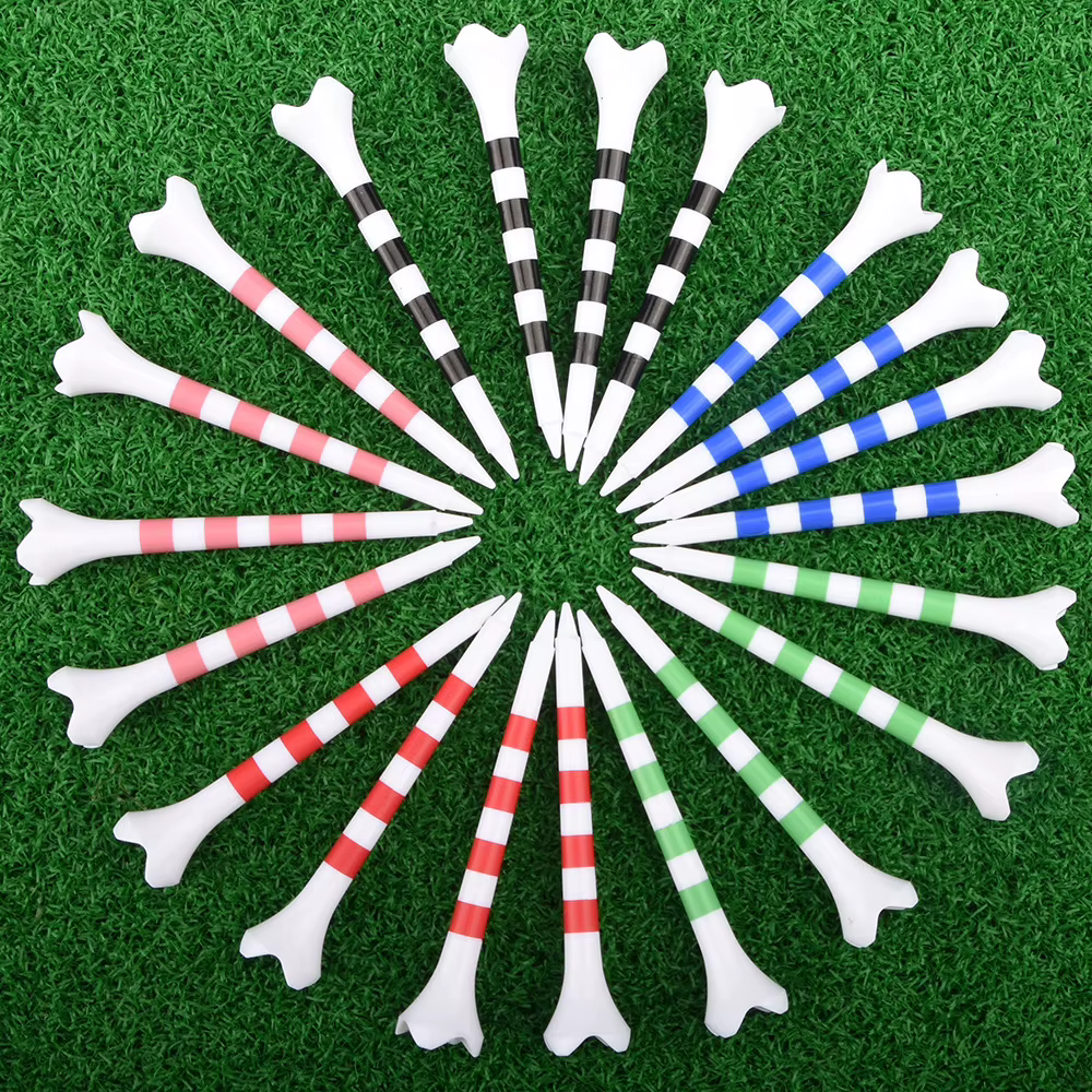Soportes de golf usados en práctica