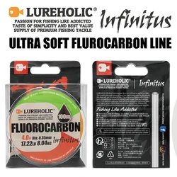 Lureholic Infinity Utra Soft Hilo Fluorocarbono Resistente al Desgaste