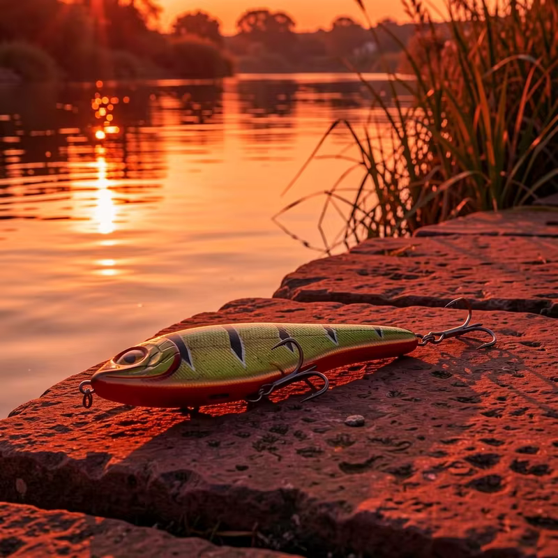 Jerkbait de Hundimiento Lento para Lucio con Ojos 3D - imagen 4