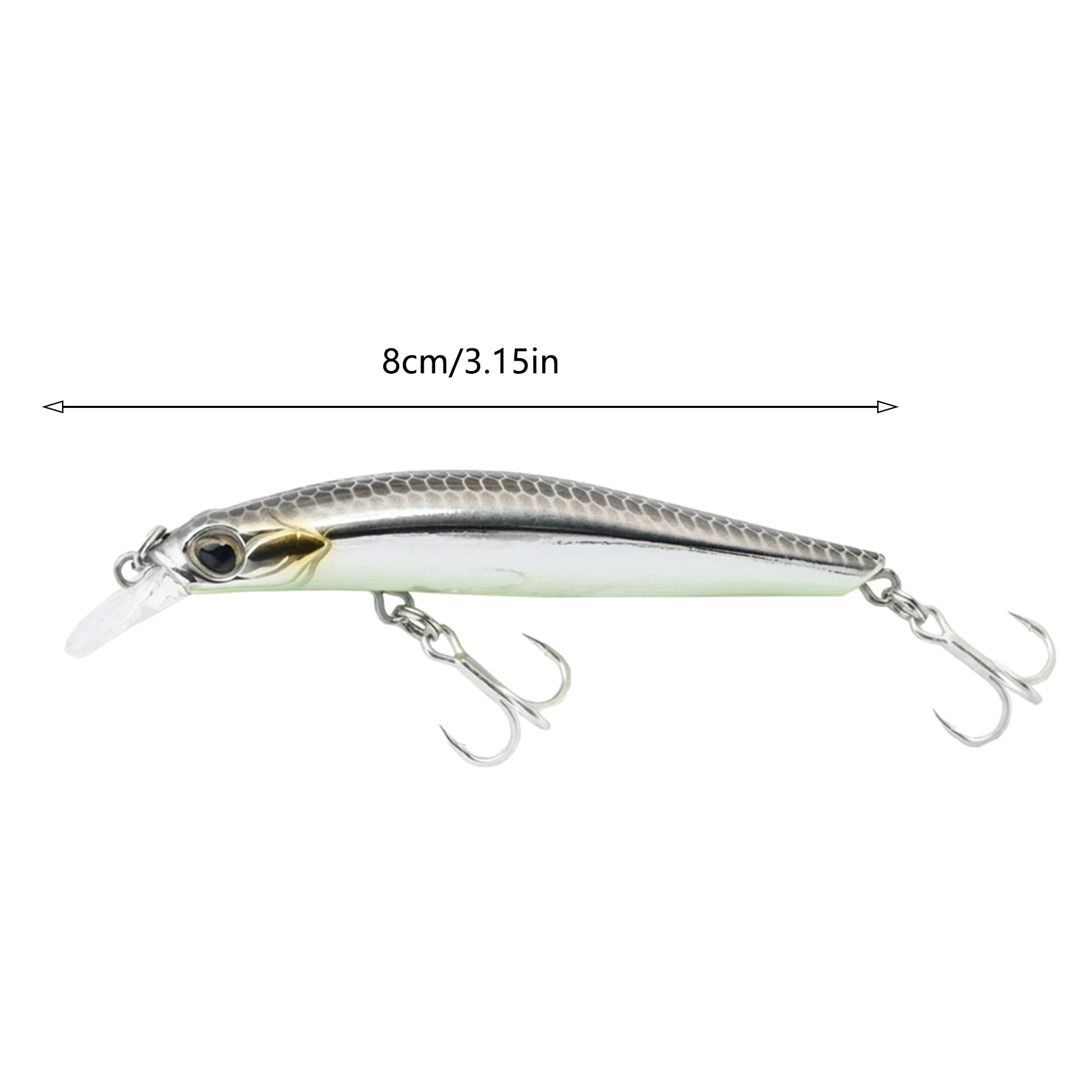 Señuelo Minnow para lubina con transferencia de peso magnética - imagen 3