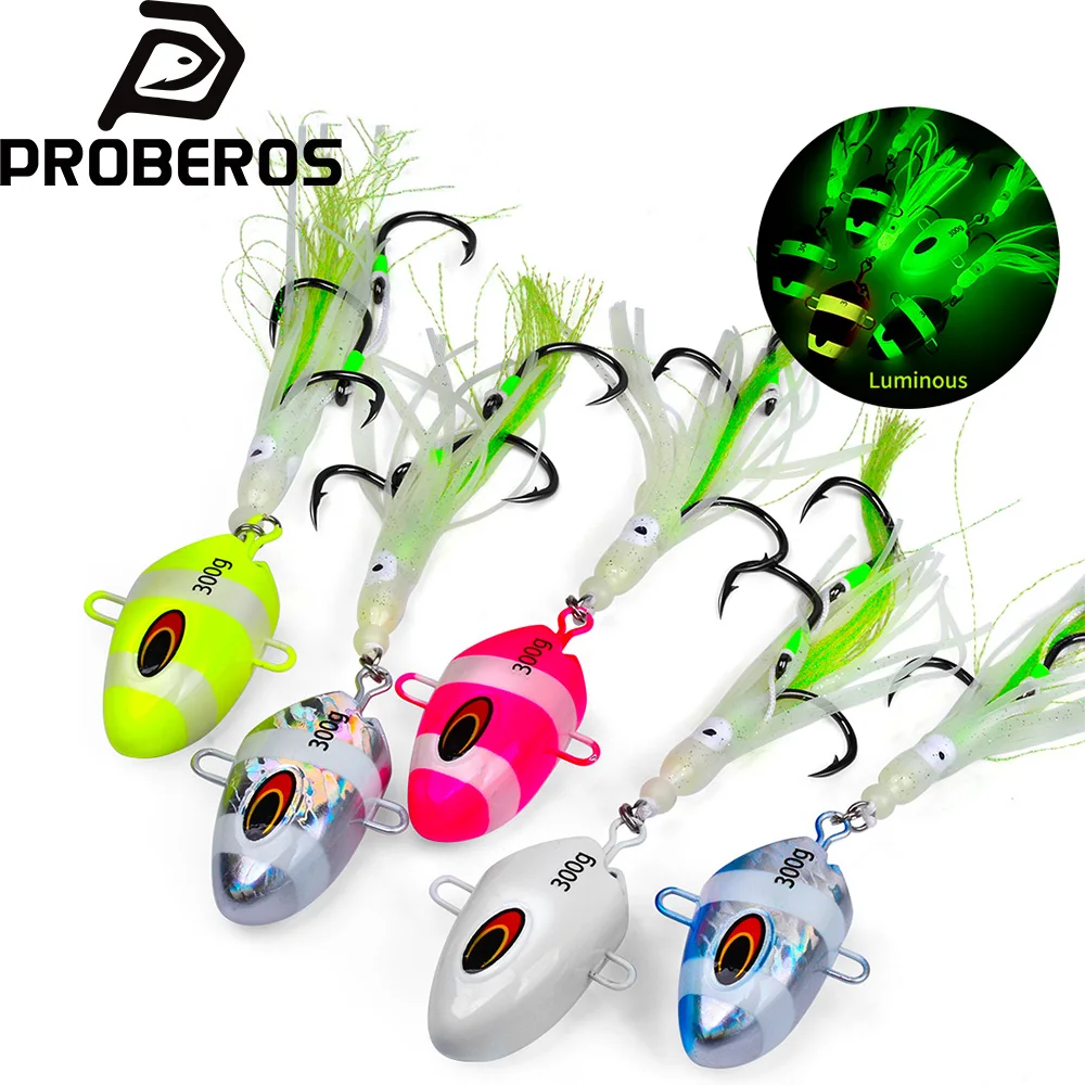 Proberos Jig Kabura para curricán con anzuelos auxiliares - imagen 5