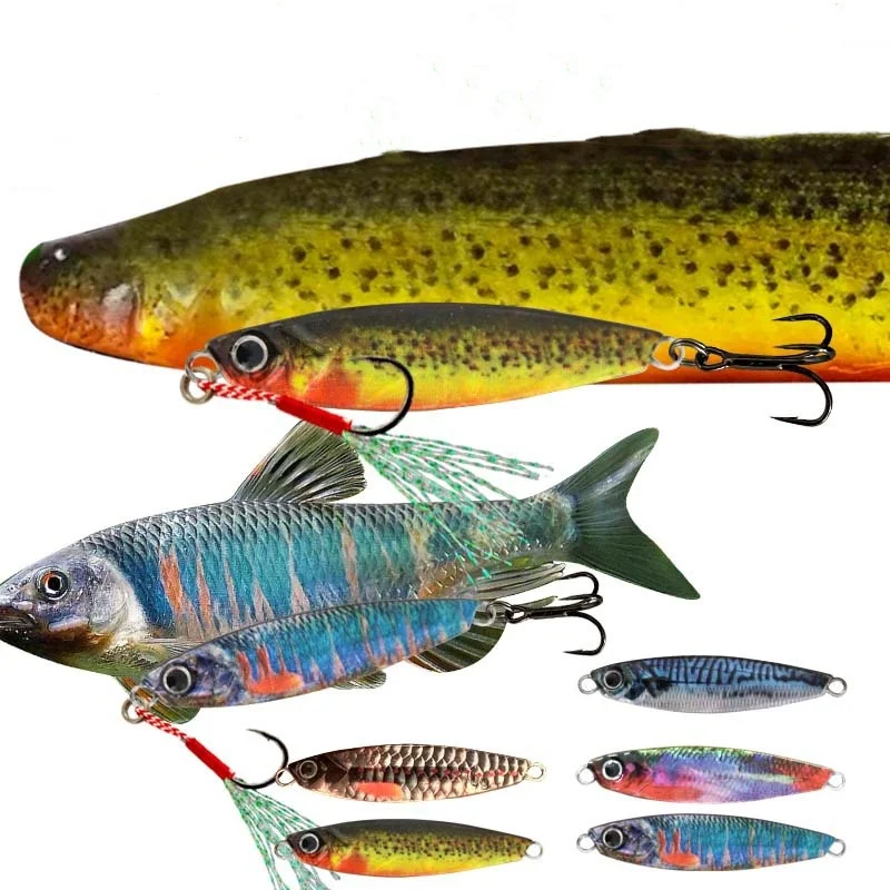Señuelo de pesca 3D impreso, cebo duro Wobble 7-40 g, versátil - imagen 5