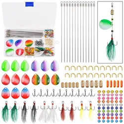 Kit Fabricación Señuelos Giratorios Walleye – 190 piezas con anzuelos triples