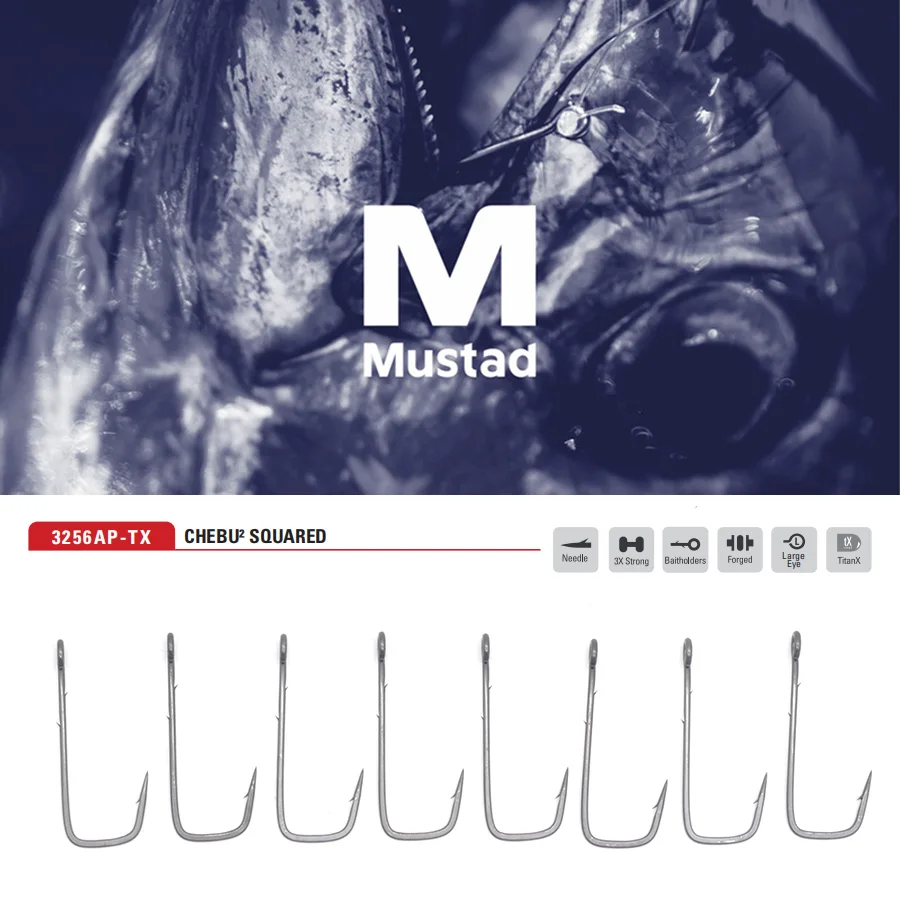 Anzuelos Mustad 3256AP-TX en detalle