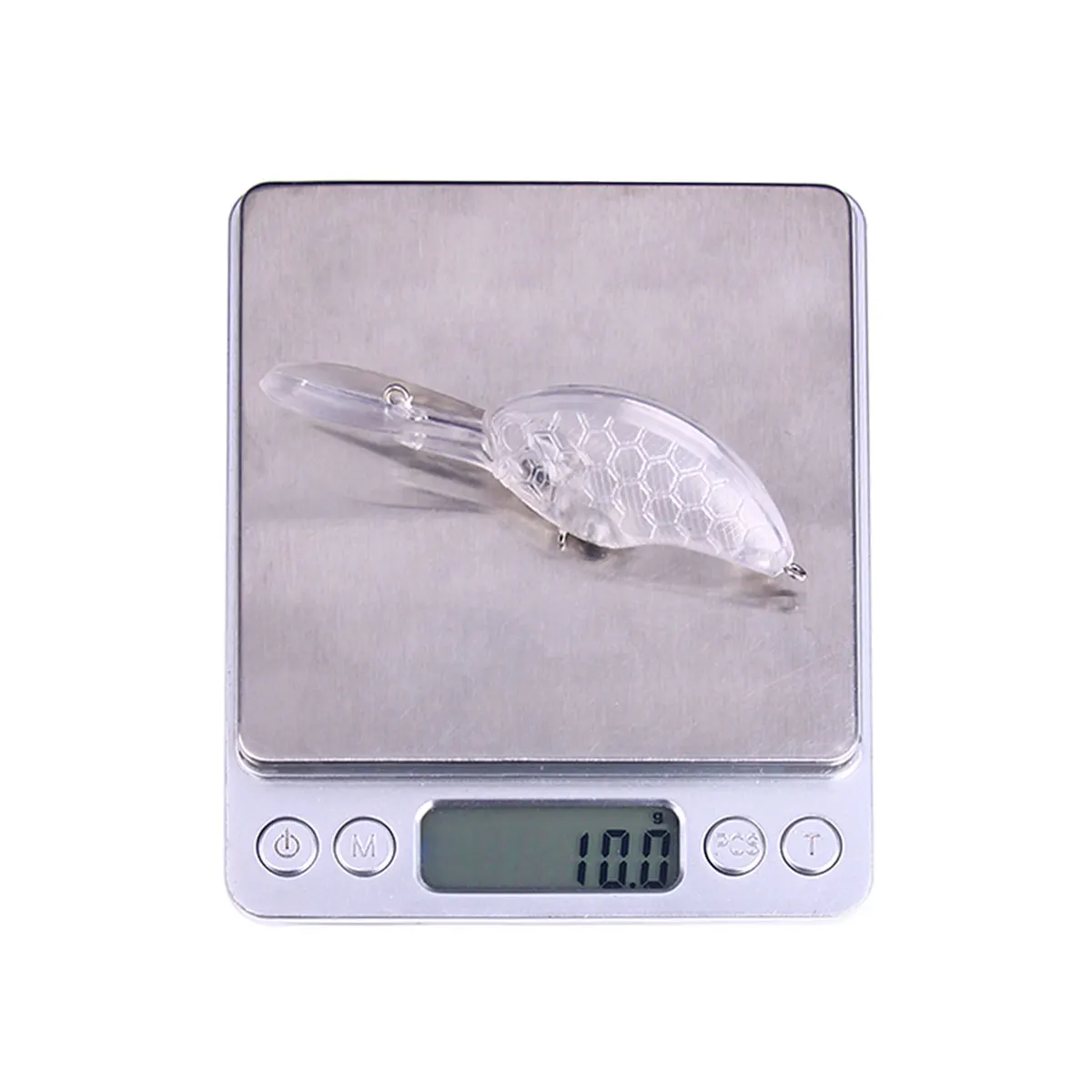 Señuelo Deep Diver Crankbait blanco vista lateral