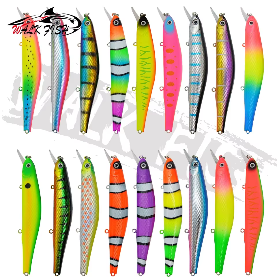 WALK FISH Minnow Jerkbait – Wobbler 125mm profundidad/media 0,5-1,5m - imagen 5