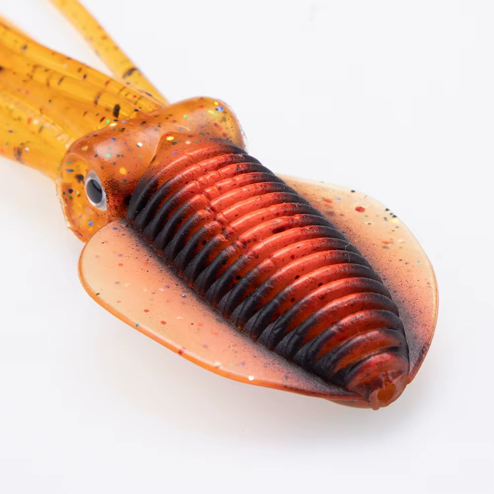 Señuelo calamar suave luminoso UV para pesca en mar - imagen 2