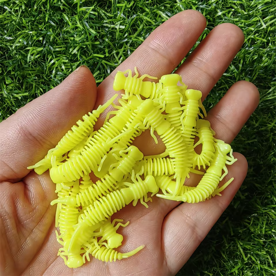 Mukun Mini Vinilo Larva Libélula – Cebo blando para pesca