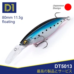 Señuelo Vissen Minnow Lokt D1 – Crankbait flotante para spinning
