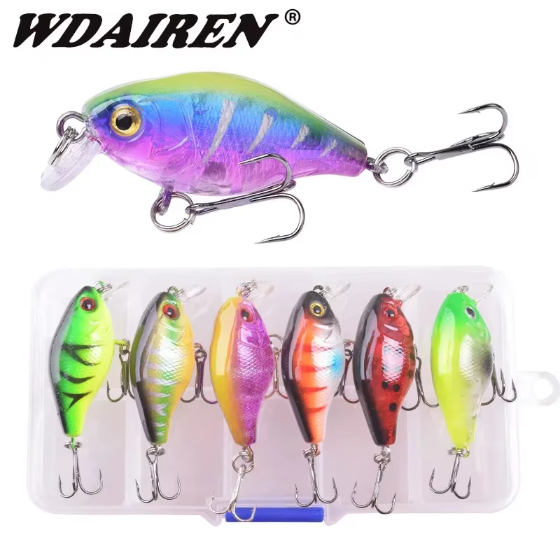 Crankbait Minnow flotante para pesca fluvial y costera
