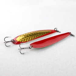 FishingFans Señuelo metálico de salmón con destorcedor y flasher