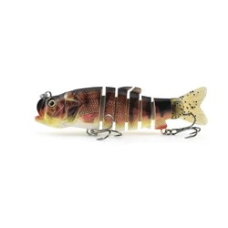 Swimbait multisegmentado cola blanda para carpa: cebo artificial