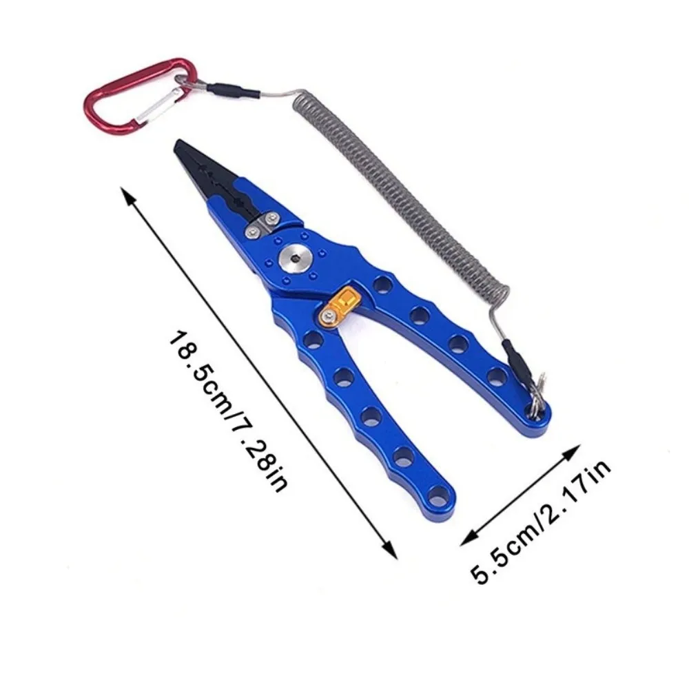 Alicates de aleación para pesca en mar con cortador lateral y control de anillo - imagen 3