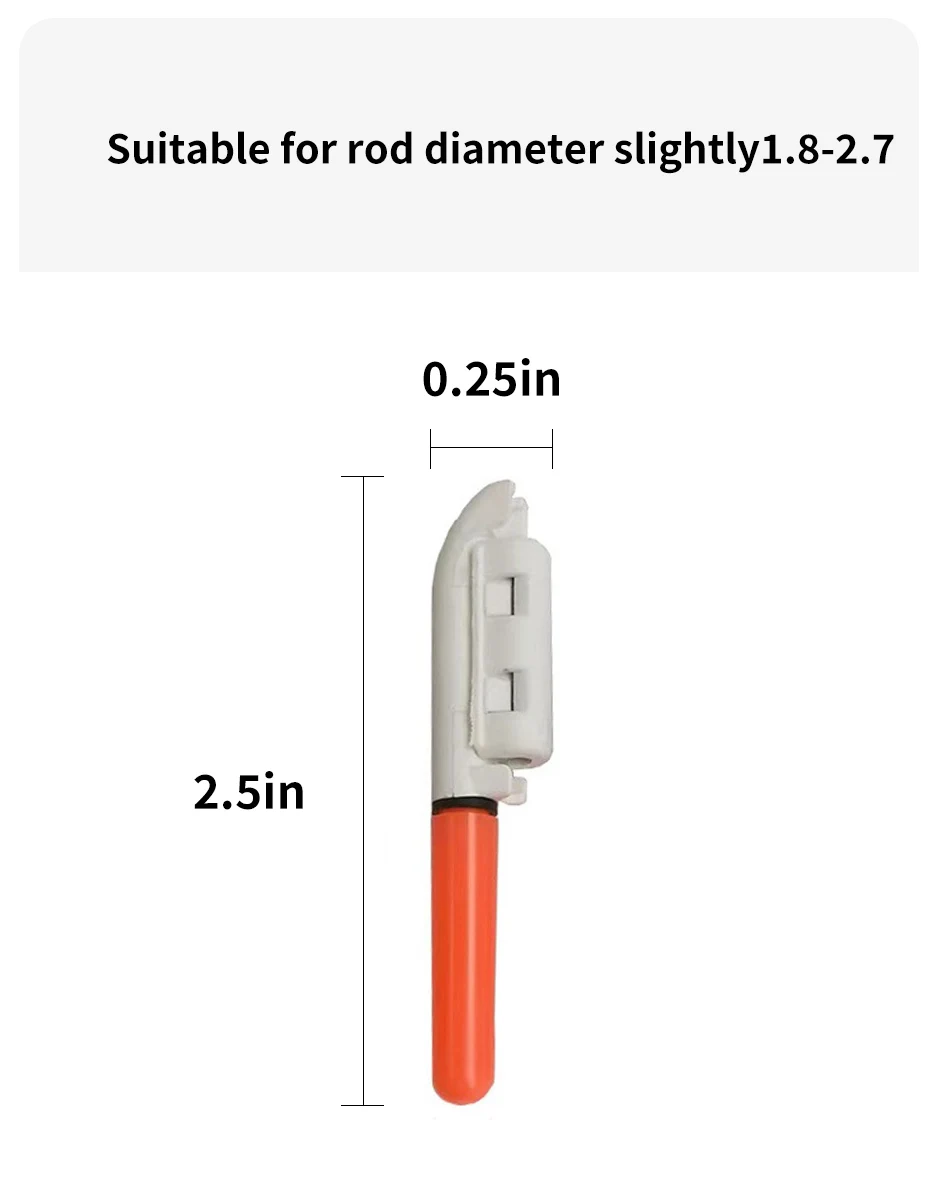 Detalle del flotador recargable con luz LED