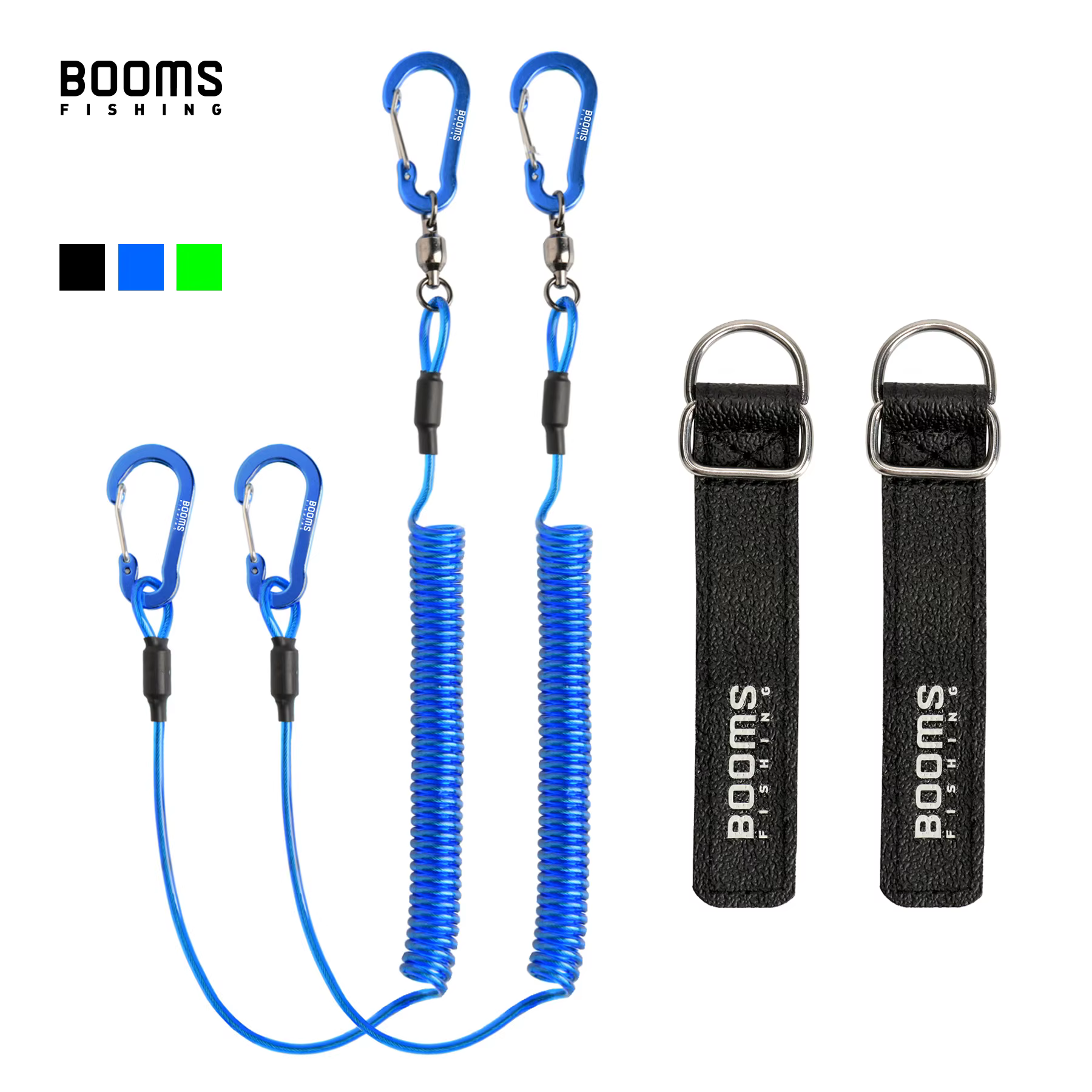 Booms Fishing T02RB1 Correa Elástica Resistente para Cañas – 2 m