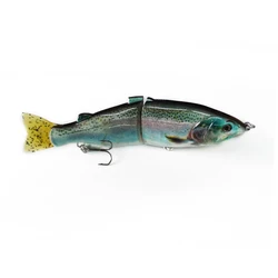 Wobbler trucha deslizante cola suave tallada S – hundimiento lento