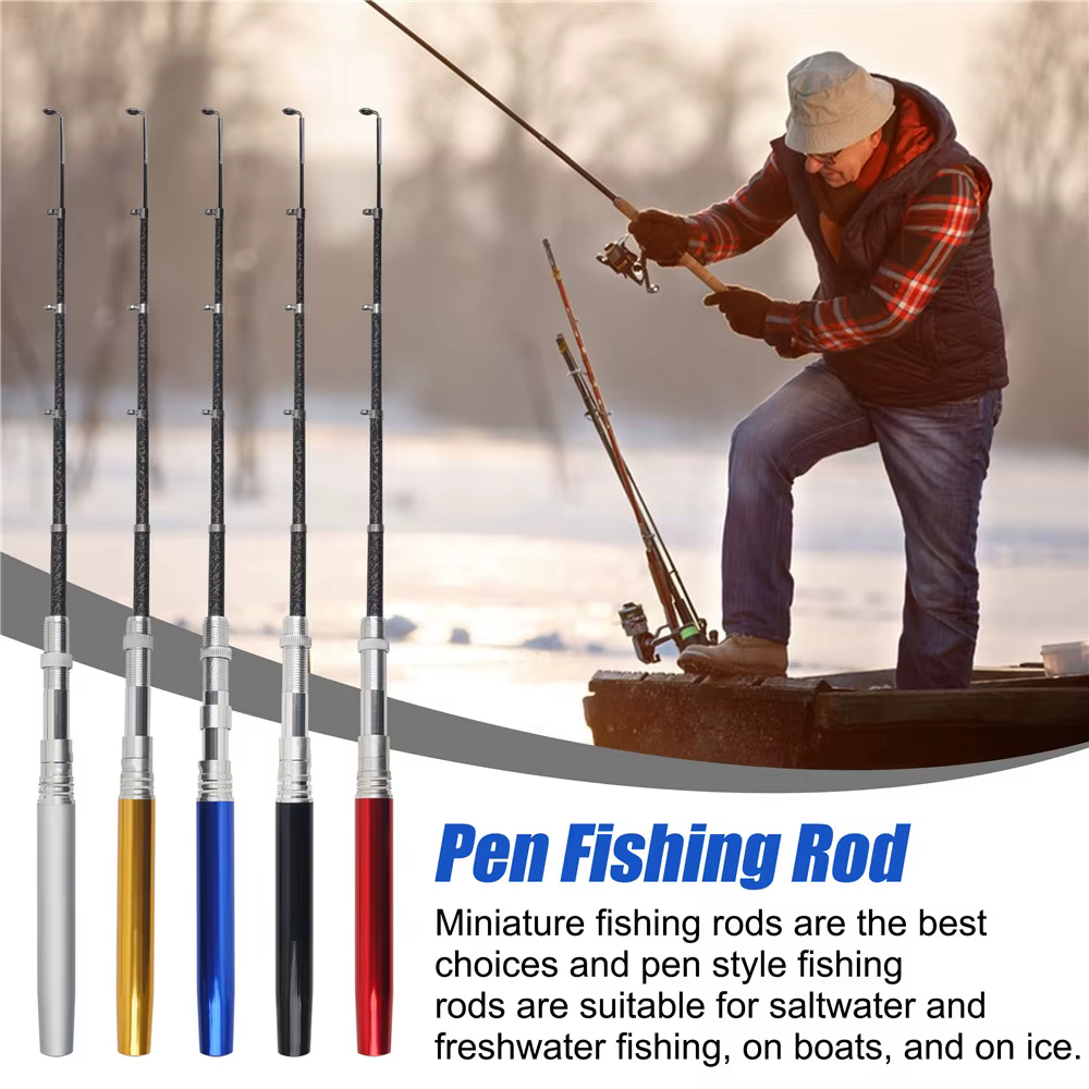 Caña Telescópica para Hielo 1-1,6m – Mini Plegable - imagen 4
