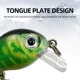 ShareShark Señuelo Micro Minnow con lengüeta larga y anzuelo simple