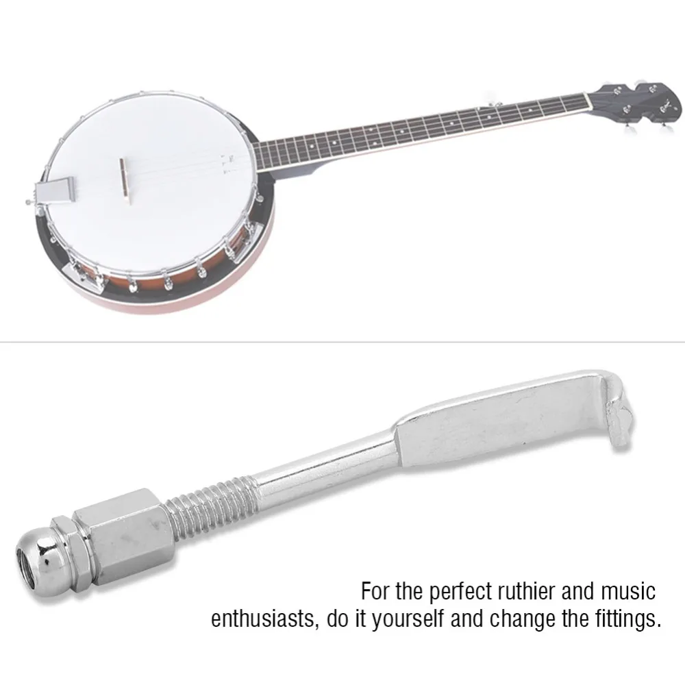 Ganchos de tensión ajustables para banjo de zinc plateado - imagen 4