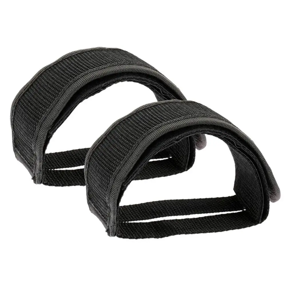 Correa adhesiva de nailon para pedales de bicicleta con clip dedos