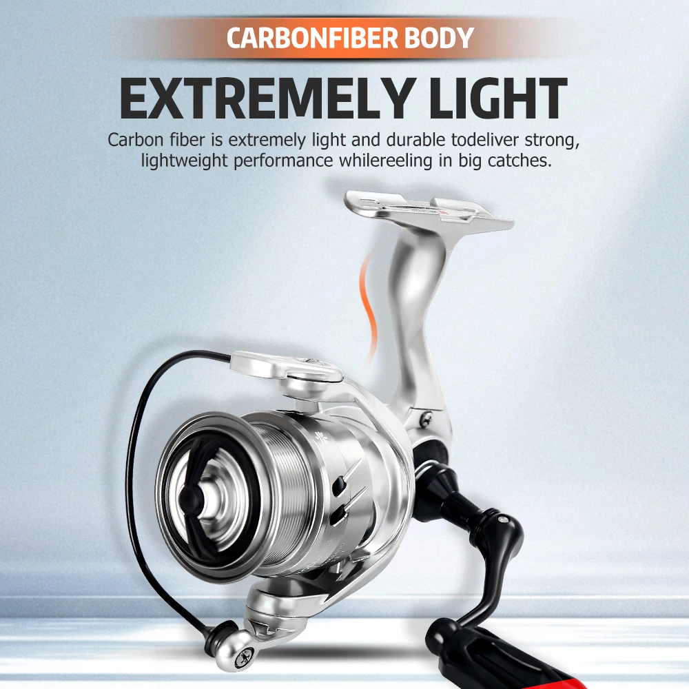 Zukibo Hoguang Carrete Spinning 4 kg – 5+1 rodamientos - imagen 5