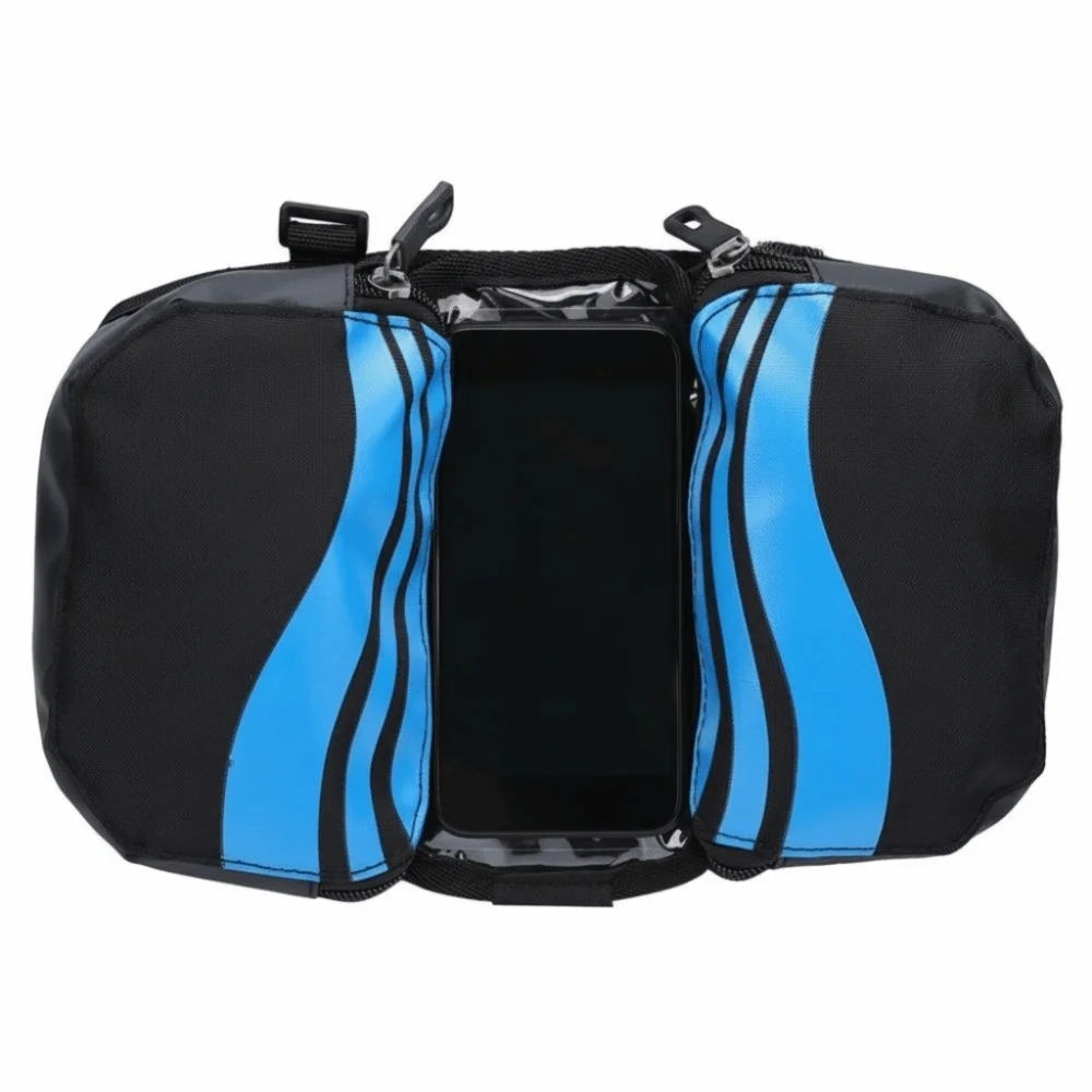 Bolsa impermeable para bici con bolsillo y cremallera, acceso rápido - imagen 4