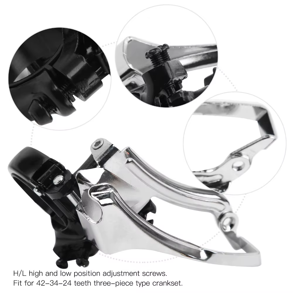 Desviador delantero MTB de aluminio para bicicleta de montaña - imagen 4