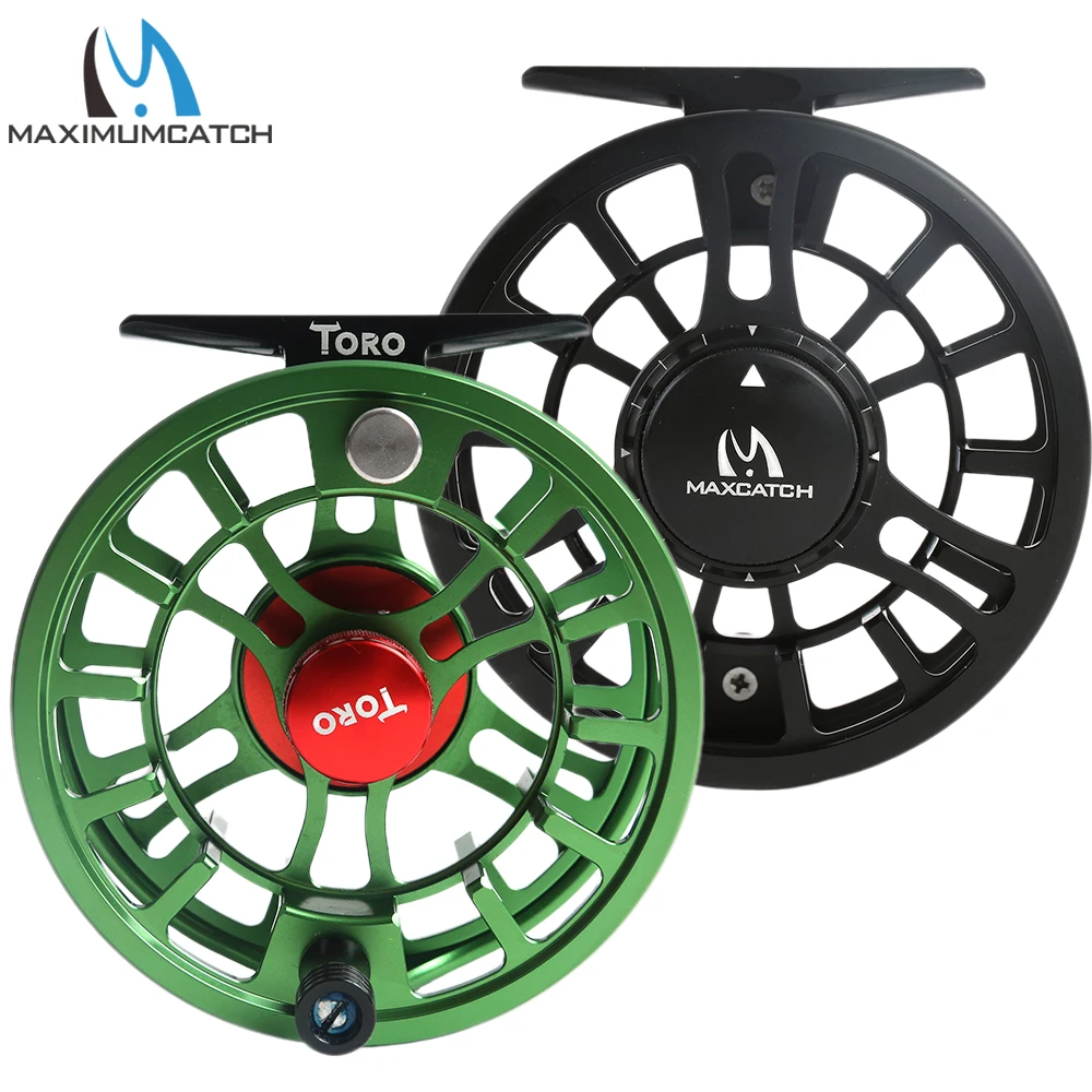 MAXCATCH TORO carrete de pesca con mosca CNC ajuste micro de freno - imagen 3