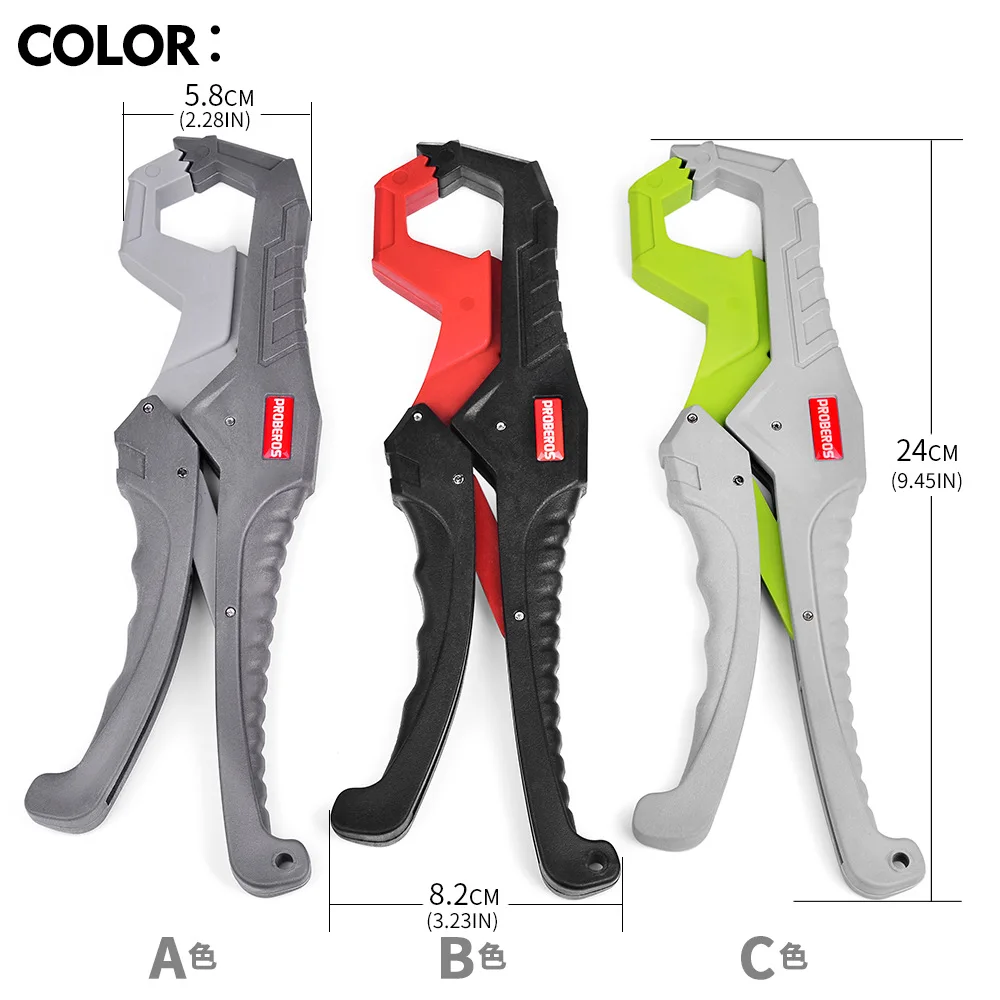 Alicates nailon para pesca de carpa y lubina con agarre labio - imagen 3
