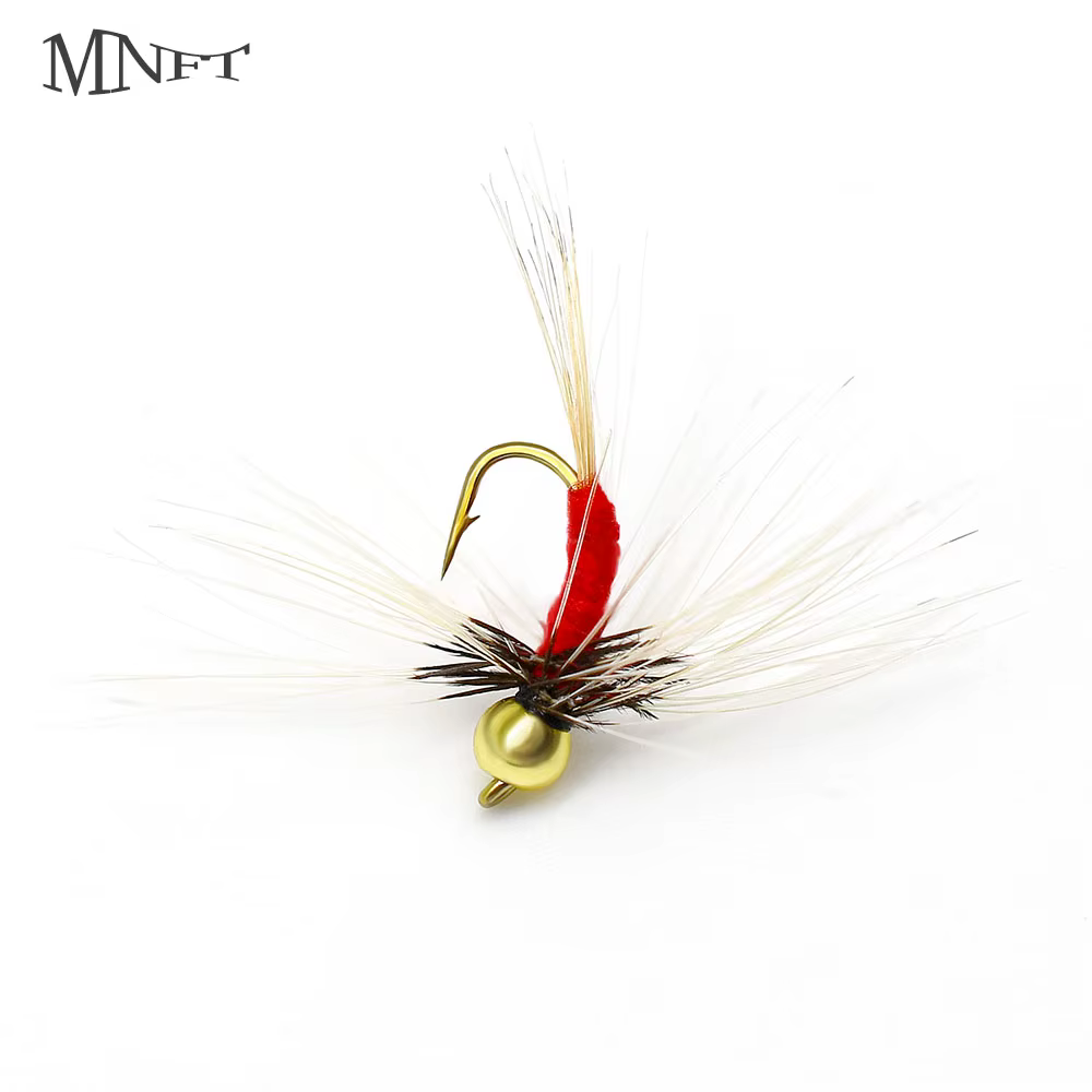 Beadhead MNFT rojo para ninfa de trucha – Cabeza cobre - imagen 2