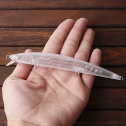 Señuelo pececillo blanco sin pintar Dr.Holife para DIY flotante