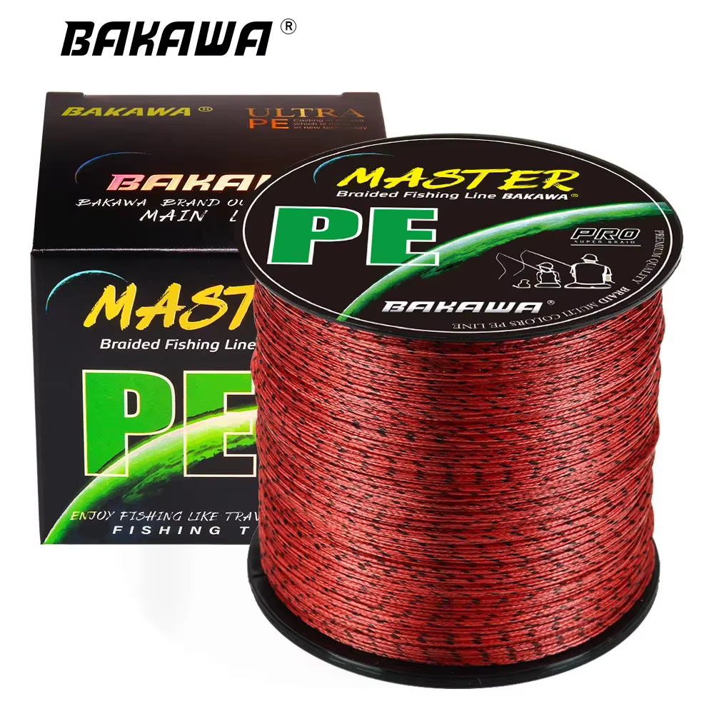 Sedal trenzado BAKAWA PE 8 – Multifilamento para carpa