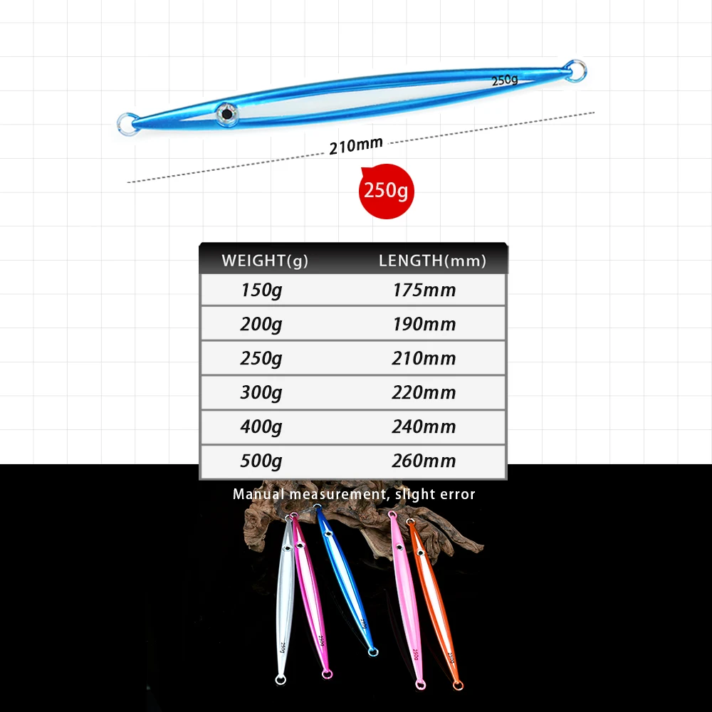 TOLU Vertical Jig – Señuelo metal pesado agua salada - imagen 2