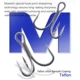 Señuelo hundimiento lento con anzuelo triple Mustad para lubina - imagen 3