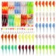 Kit de señuelos con cabezas de jig para crappie, vinilos bifurcados - imagen 4