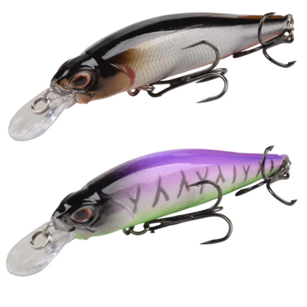 Vista lateral del señuelo Minnow Wobblers