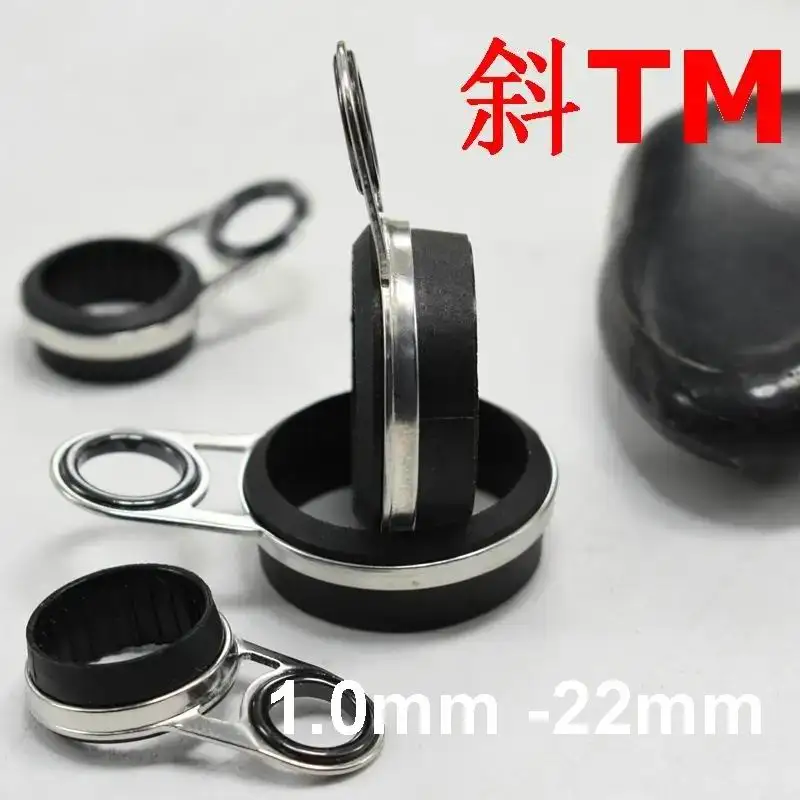 SG04 SG00 Anillos guía caña pescar inclinados con agujero de línea - imagen 2