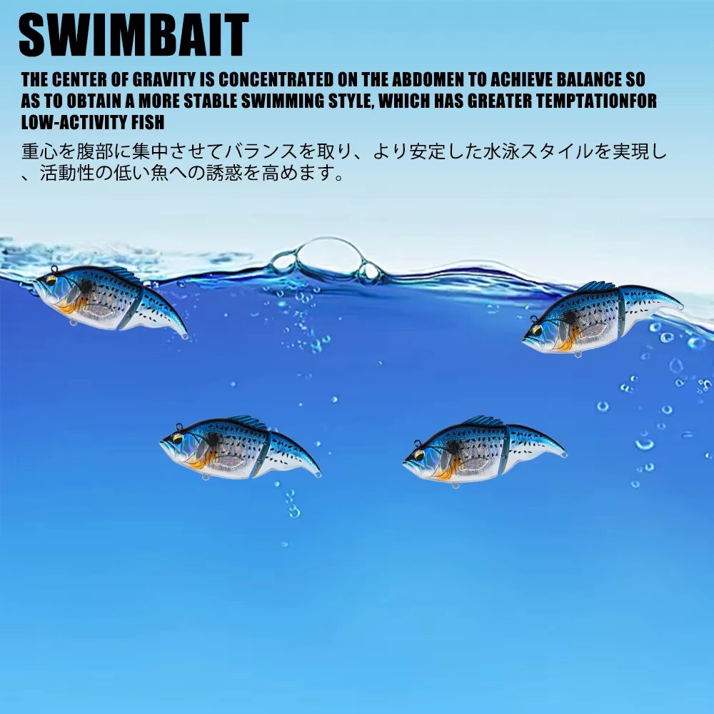 Señuelo Swimbait Wobbler 75mm 13g – Para pesca en agua salada - imagen 2