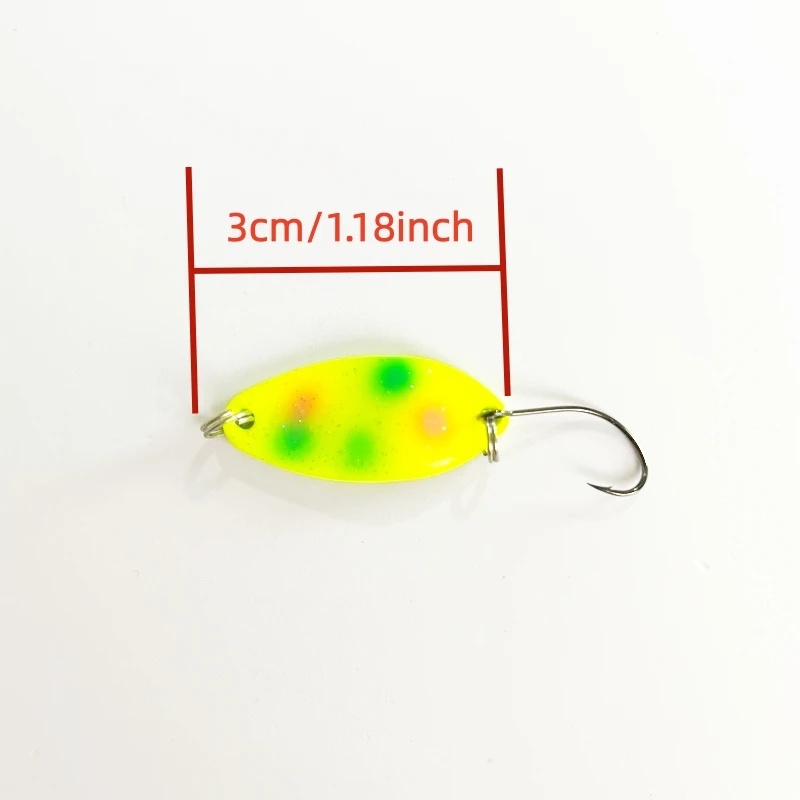MEGAIMABASS 8011 para trucha: pez militar con lentejuelas